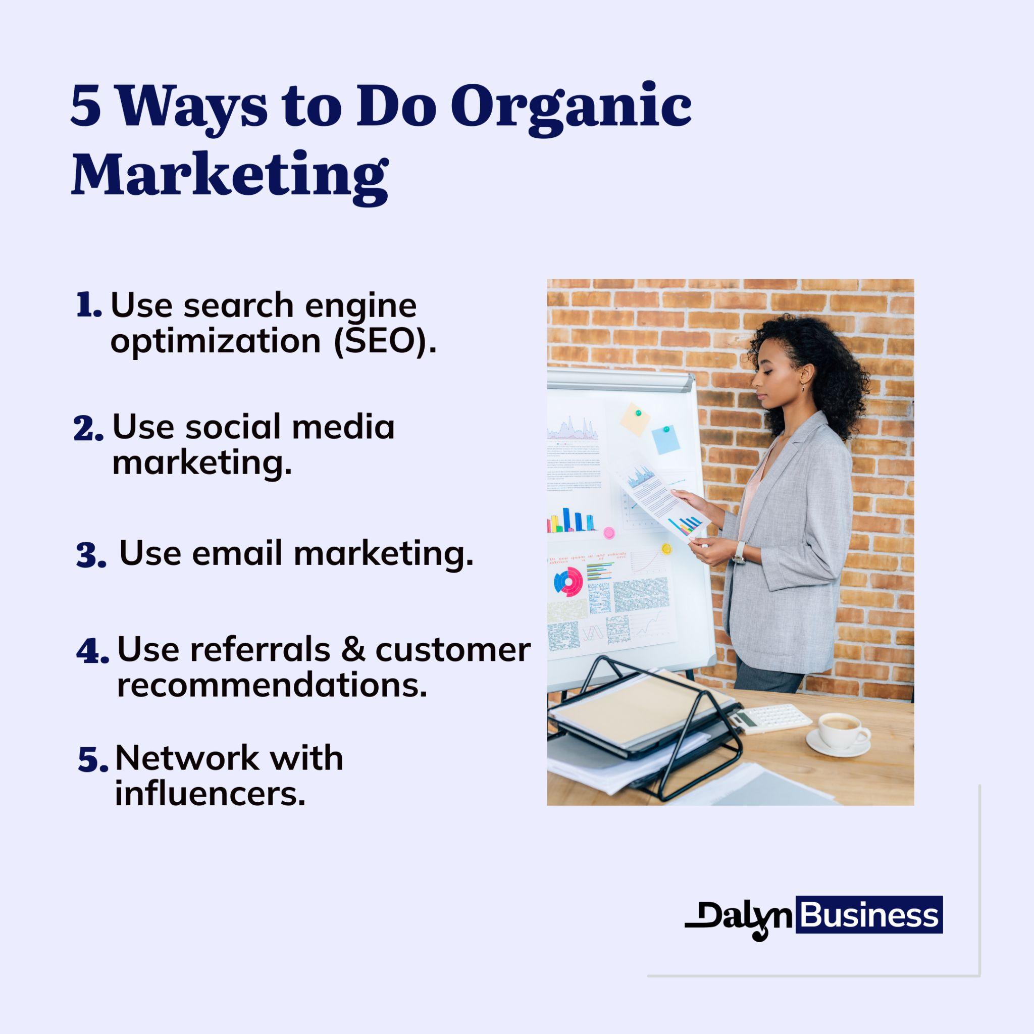 5 ways to do organic marketing