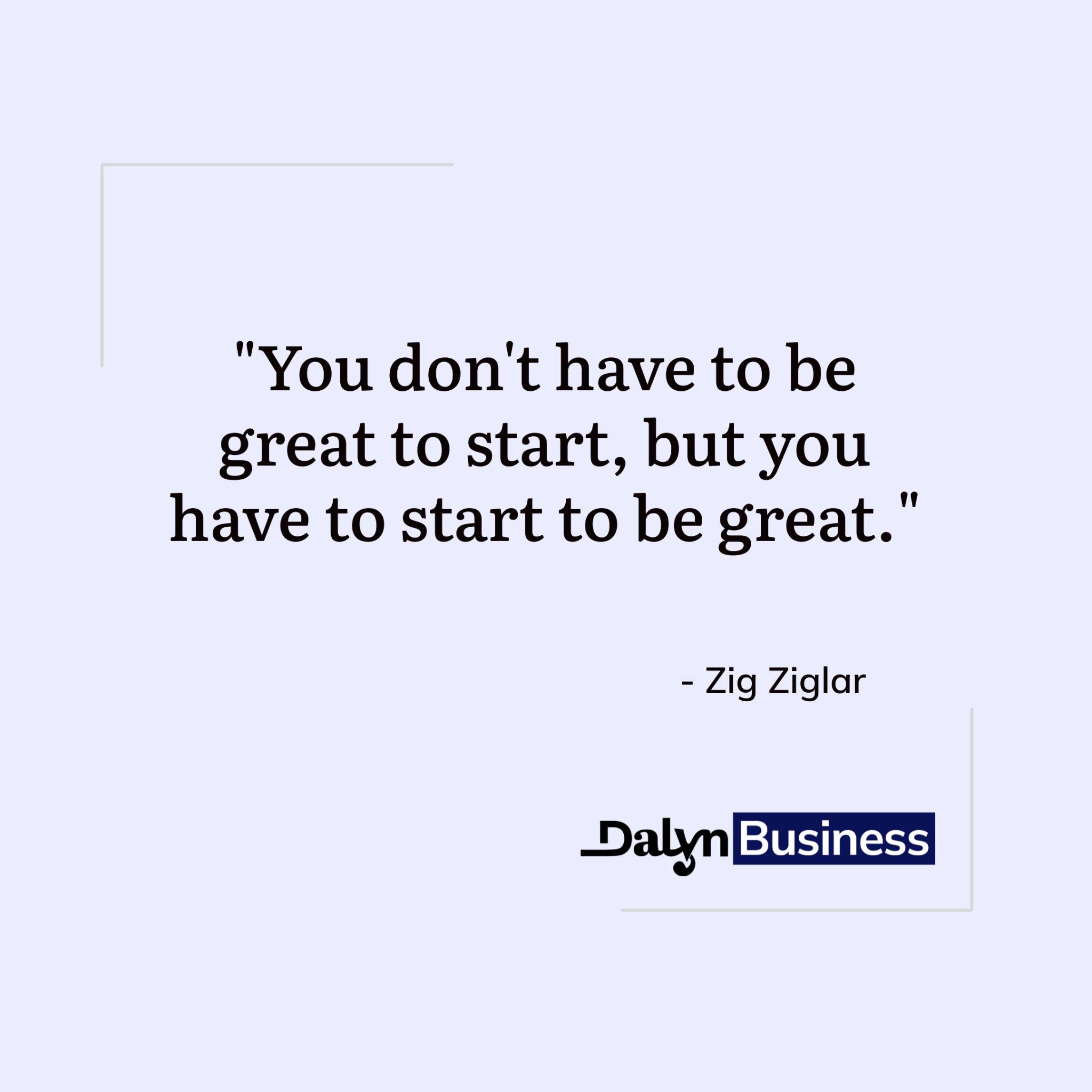 Bootstrapping Quote on starting