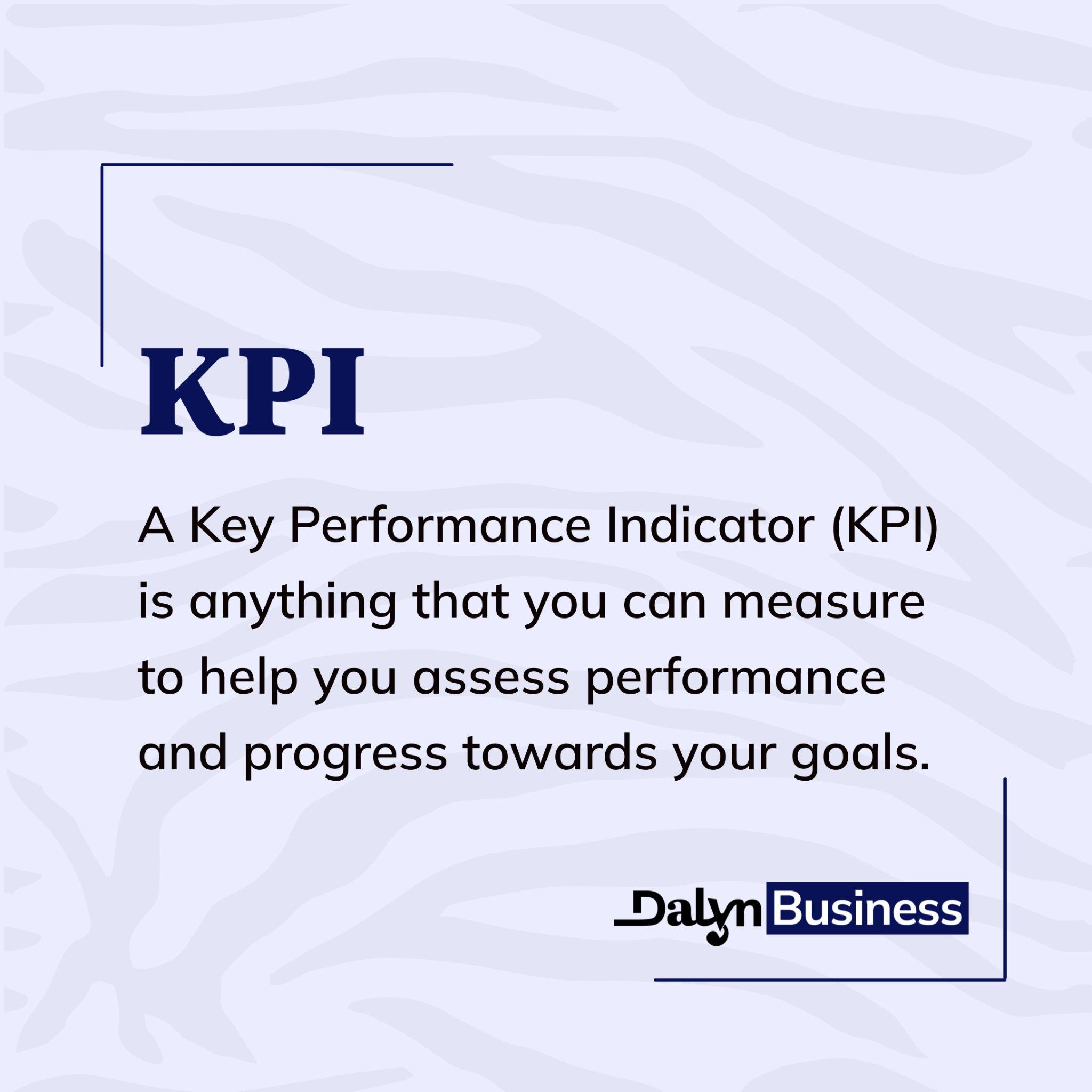 Meaning of Key performance indicator